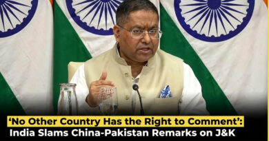 India Slams China