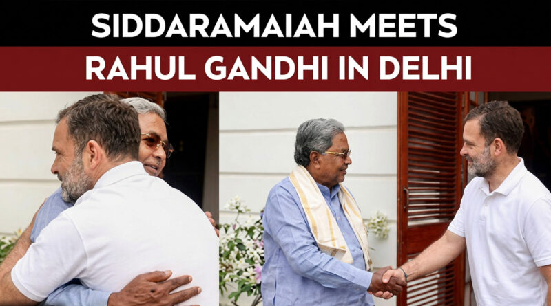 Rahul Gandhi met Siddaramaiah and submitted the list to the party high command.