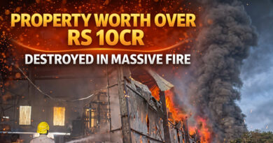Massive fire breaks out in Bhandaripokhari, causing damage to property worth over ₹10 crore