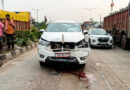 Mukesh Mahaling narrowly escaped unharmed after his vehicle met with an accident. 🚗💥⚠️🙏🚨