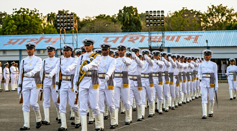 Agniveer Passing Out Parade held at INS Chilka, marking the successful completion of training for naval recruits. ⚓🇮🇳🎖️✨