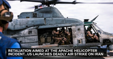 Retaliation aimed at the Apache helicopter incident...US launches deadly air strike on Iran