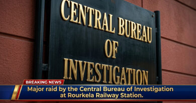 Major raid by the Central Bureau of Investigation at Rourkela Railway Station. 🚨🚉⚖️