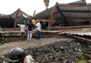 A portion of an under-construction warehouse collapsed, trapping around 60 workers beneath the debris and triggering a major rescue operation.