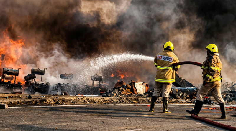 A massive fire broke out in Delhi, reducing around 200 houses to ashes and causing extensive damage to property. Firefighters launched a large-scale operation to bring the blaze under control.