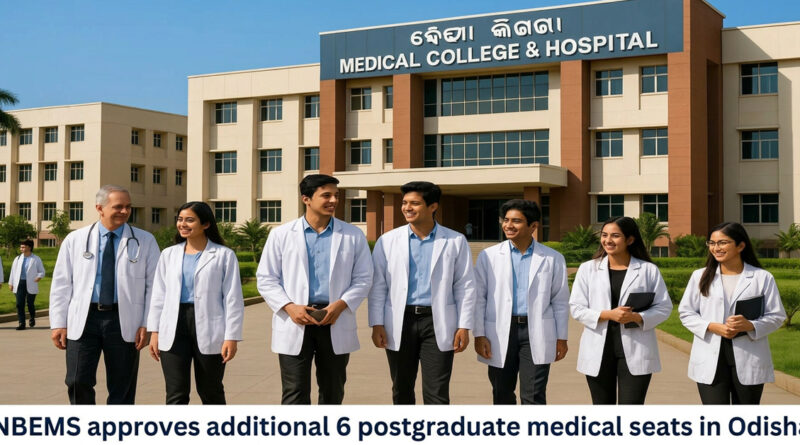 NBEMS approves additional 6 postgraduate medical seats in Odisha