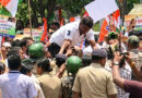 Alleging a deteriorating law-and-order situation in the state, Odisha Janata Congress stages a protest and gheraos the DGP office. 🚨🏛️🚩⚖️