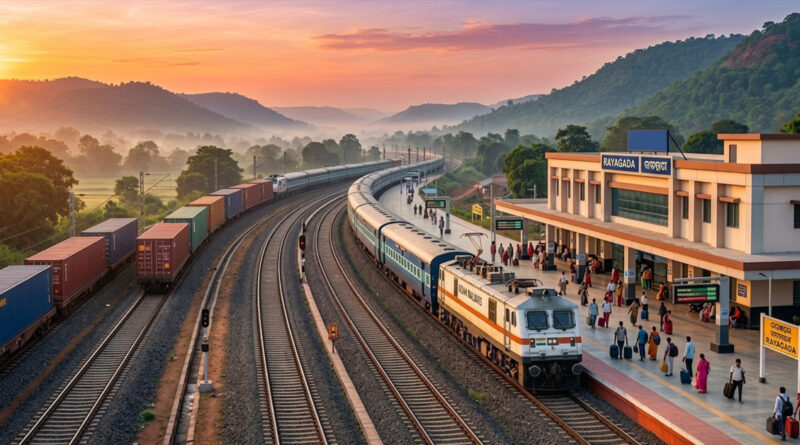 Blueprint prepared for the operationalization of the Rayagada Railway Division; residents of six districts will benefit.