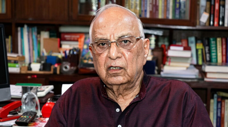 Constitutional expert Subhash Kashyap passes away. 🕊️📜