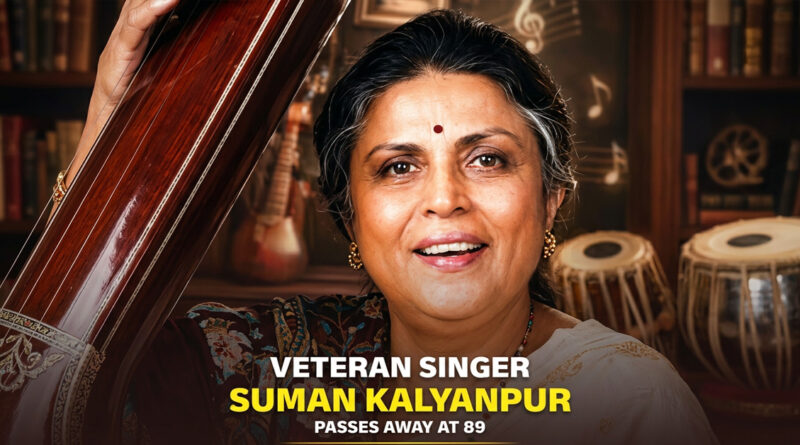 Veteran singer Suman Kalyanpur passes away. 🕊️