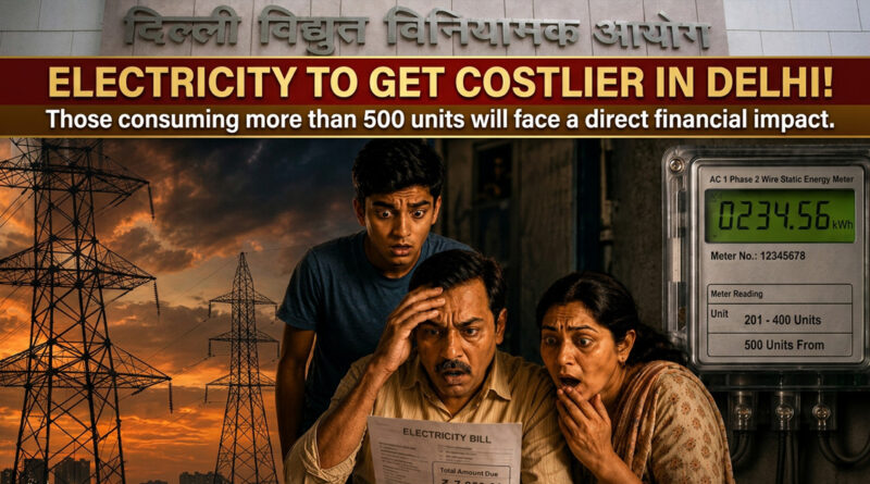 Electricity to get costlier in Delhi! Those consuming more than 500 units will face a direct financial impact
