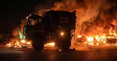 Two drivers were burnt alive after a trailer collision triggered a devastating fire. 🚛🔥🕯️⚠️🚨