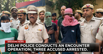 Delhi Police conducts an encounter operation; three accused arrested. 🚔⚖️