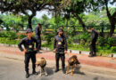 Tight security arrangements have been put in place for the Sital Sasthi procession, with bomb squad and dog squad teams conducting extensive security checks. 🚔🐕💣🔍🙏🚨