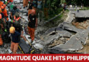 Powerful earthquake strikes Philippines; magnitude measured at 7.7 on the Richter scale.