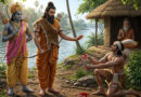 **ଏକଲବ୍ୟଙ୍କ ଗୁରୁଦକ୍ଷିଣା** 🙏🏹 A portrayal of Ekalavya's supreme sacrifice, where Ekalavya offered his thumb as *guru dakshina* (teacher's offering) to Dronacharya, symbolizing unwavering devotion and respect for one's teacher. 📖✨