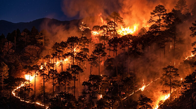 Miscreants allegedly set a forest area on fire in an attempt to destroy evidence, prompting a detailed investigation by authorities. 🔥🌲🚨🔍⚖️