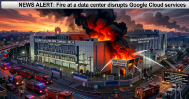Fire at a data center disrupts Google Cloud services. 🔥☁️⚠️💻