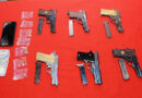 Two country-made guns seized; six people arrested. 🚔🔫⚖️