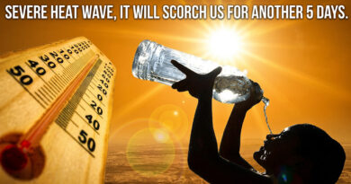 Severe heat wave, it will scorch us for another 5 days.