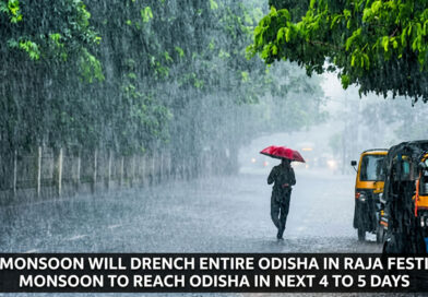The monsoon will drench entire Odisha in Raja festival, monsoon to reach Odisha in next 4 to 5 days