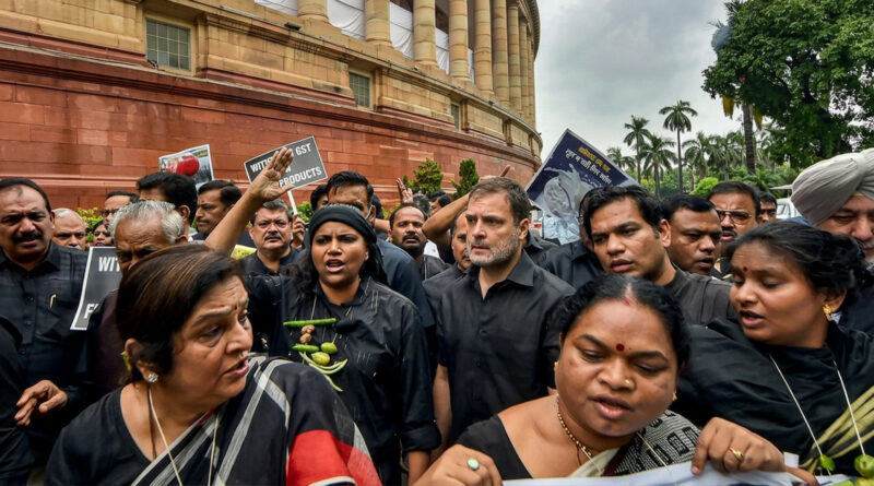 People staged a protest by wearing black badges, expressing their dissent and demanding action over the issue concerned