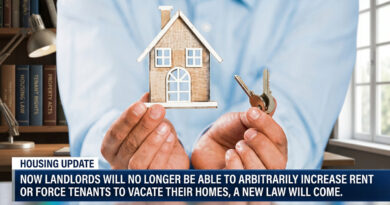 Now landlords will no longer be able to arbitrarily increase rent or force tenants to vacate their homes, a new law will come