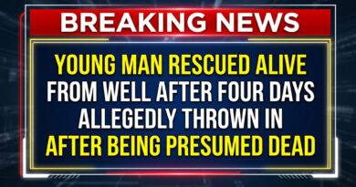Young man rescued alive from a well after four days; he had allegedly been thrown in after being presumed dead. 🚨🕳️🙏👨‍🚒