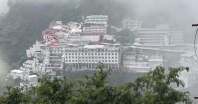 Heavy rains halt Amarnath, Vaishno Devi, and Shiv Khori pilgrimages for the second consecutive day.