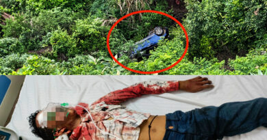 A trip to a tourist destination ended in tragedy after a car plunged nearly 300 feet into a gorge, leaving one person dead and four others injured.