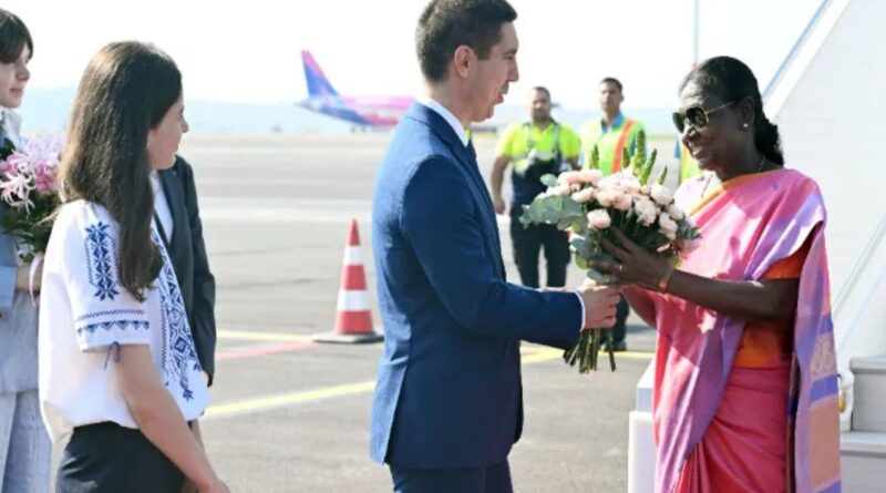 President Murmu Reaches Moldova, Marking First-Ever Visit by an Indian Head of State