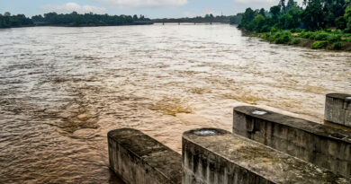 The rising water level of the Baitarani River has triggered concern among riverside villages, with residents fearing possible flooding. Although rainfall has eased, the swelling river continues to worsen the hardships faced by affected communities.