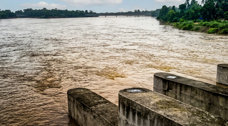 The rising water level of the Baitarani River has triggered concern among riverside villages, with residents fearing possible flooding. Although rainfall has eased, the swelling river continues to worsen the hardships faced by affected communities.