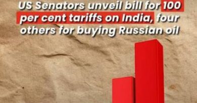 US Senate Introduces Bill Seeking 100% Tariffs on India for Russian Oil Imports