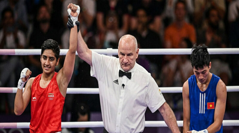 Preeti Pawar Enters CWG Boxing Final after Commanding Win