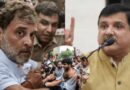 AAP Mocks Rahul Gandhi’s PM House Protest, Calls It ‘Jugalbandi with BJP’