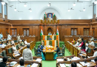 Delhi Assembly Chaos: Six AAP MLAs Marshalled Out of House
