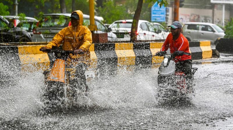 Heavy Rain Lashes Delhi; IMD Issues Orange Alert