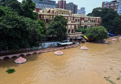 Ganga crosses highest flood level at Patna’s Gandhi Ghat as rains intensify